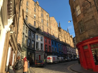 Colourful Edinburgh streets!