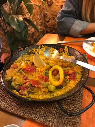 Seafood Paella in Seville, Spain
